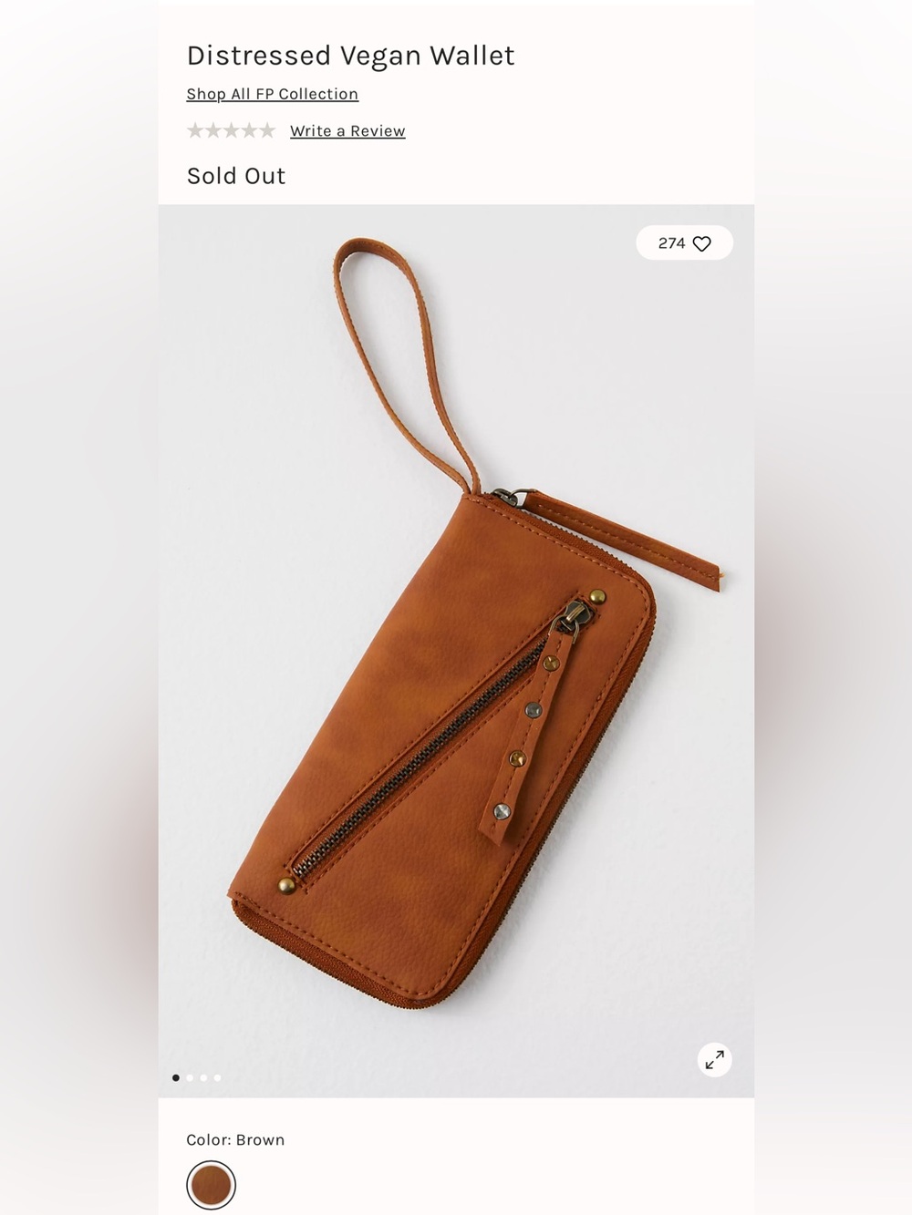 FP Collection Vegan Leather Wallet